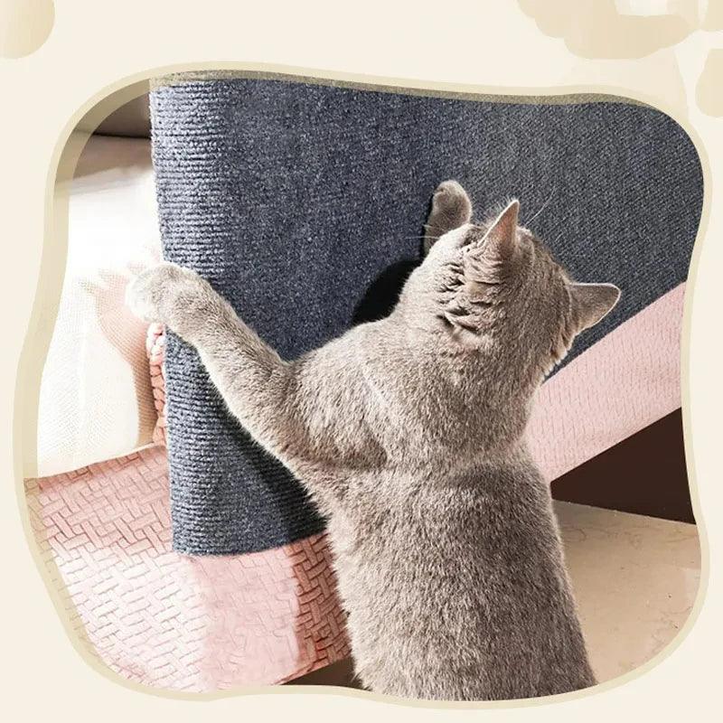 Cat Scratching Mat Cat Scratcher Sofa Tape Scratching Post Self-adhesive Carpet Cats Scratch Board Cat Accessories - Versátil store 